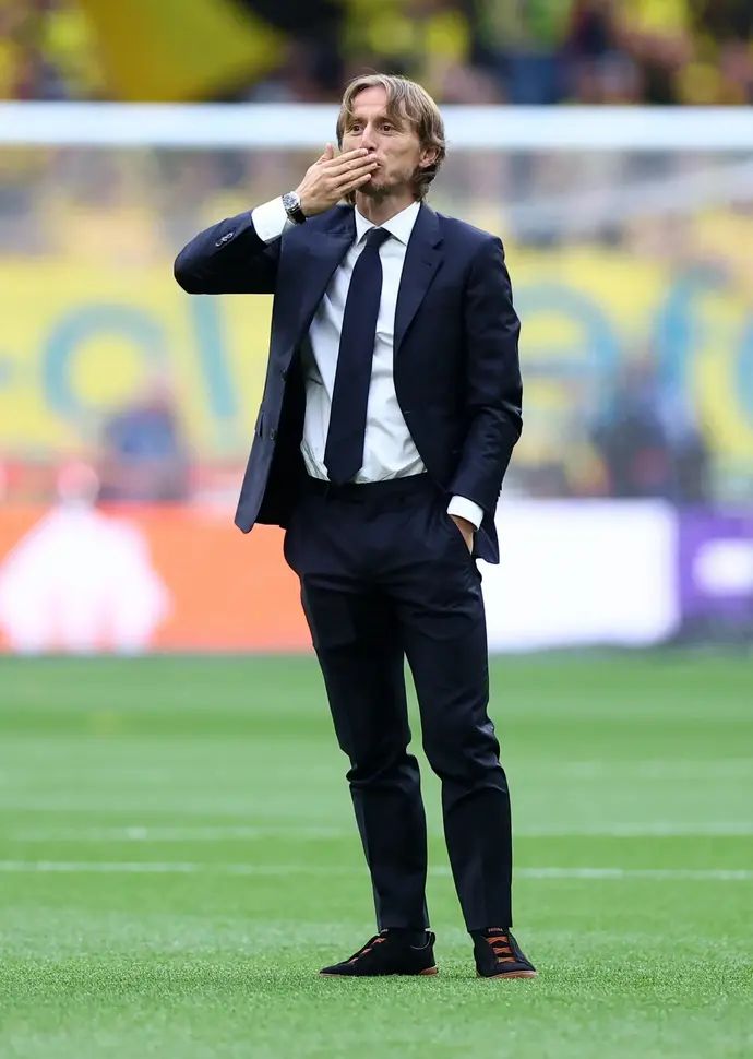 לוקה מודריץ' שחקן ריאל מדריד לפני גמר ליגת האלופות 2024