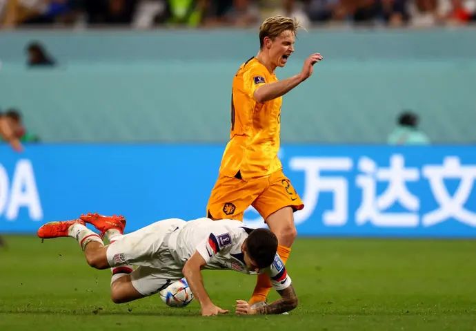 פרנקי דה יונג, שחקן נבחרת הולנד