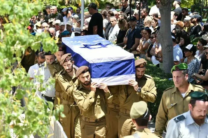 הלוויה של עומר סמדג'ה 21 ביוני 2024