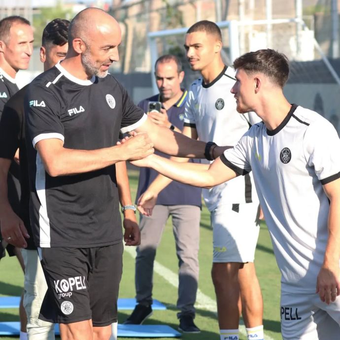 ז'ארקו לאזטיץ', מאמן מכבי תל אביב עם גבי קניקובסקי