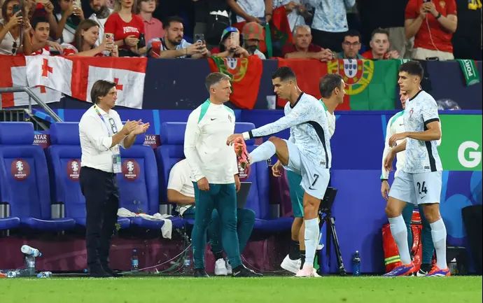 שחקן נבחרת פורטוגל כריסטיאנו רונאלדו