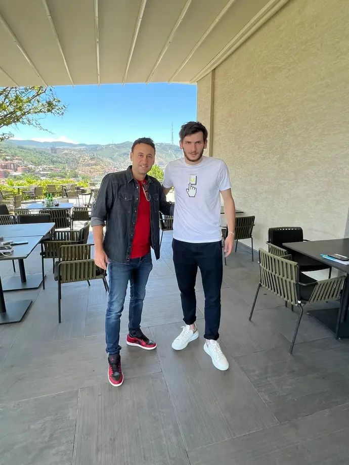 אבי ציוני עם חביצ'ה קברצחליה