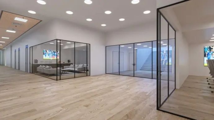 הדמיית קומת השחקנים החדשה באצטדיון טדי