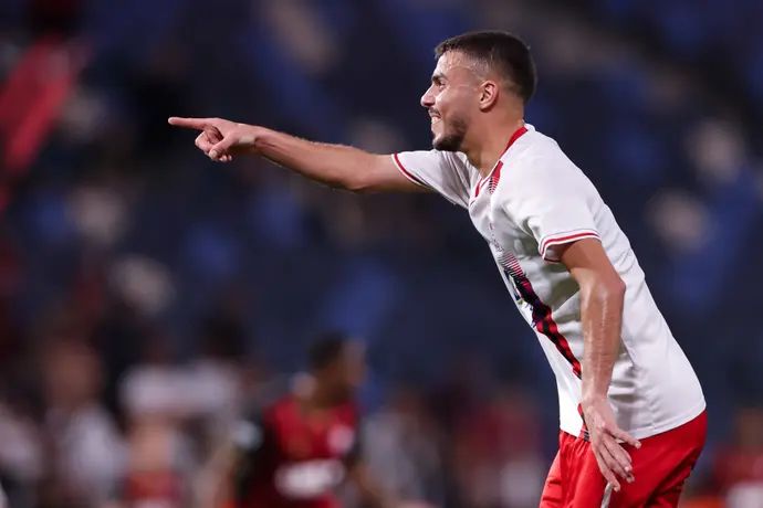 זאהי אחמד שחקן בני סכנין חוגג שער