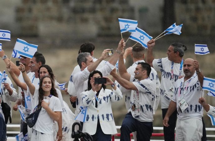 המשלחת הישראלית טקס פתיחה, פריז 2024