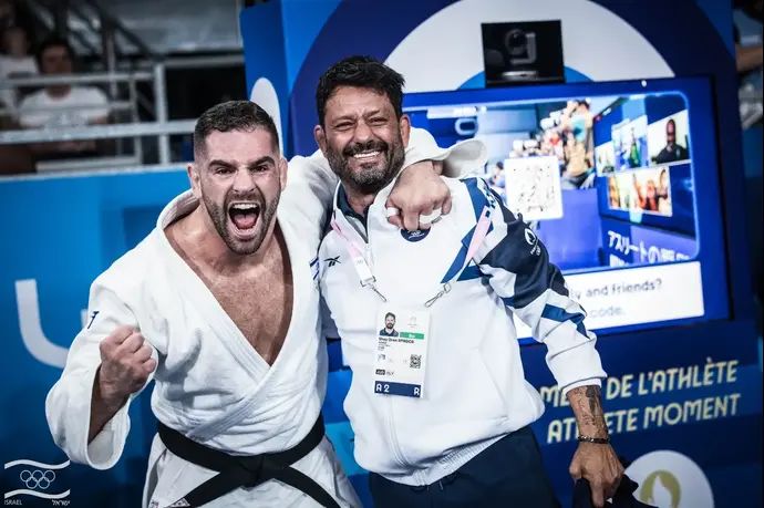 אורן סמדג'ה, פיטר פלצ'יק, אחרי הזכייה במדליית הארד במשחקים האולימפיים בפריז