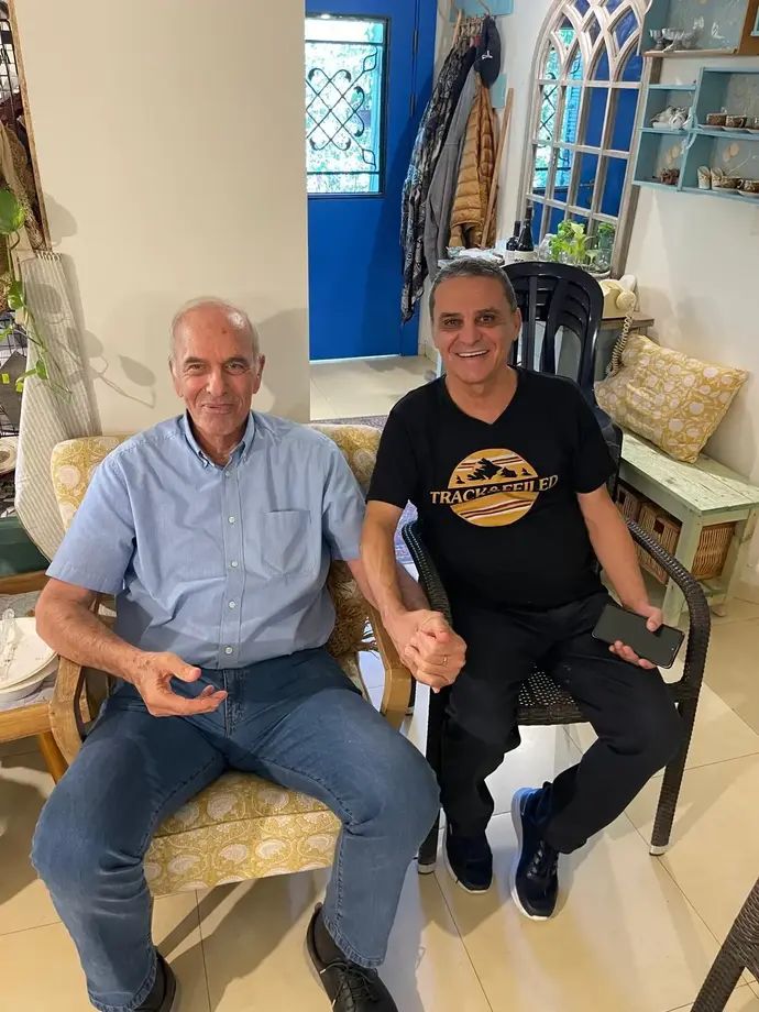 יצחק ויסוקר עם אלי דואן