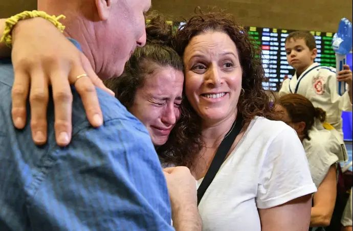 הג'ודוקא הישראלית ענבר לניר עם אמה מיכל