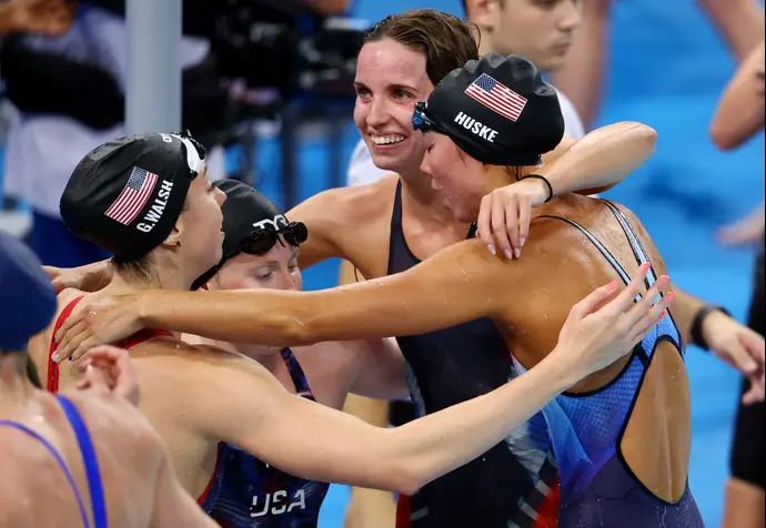 רביעיית שחייניות ארה"ב ב-4X100 מעורב, אלופות אולימפיות פריז 2024