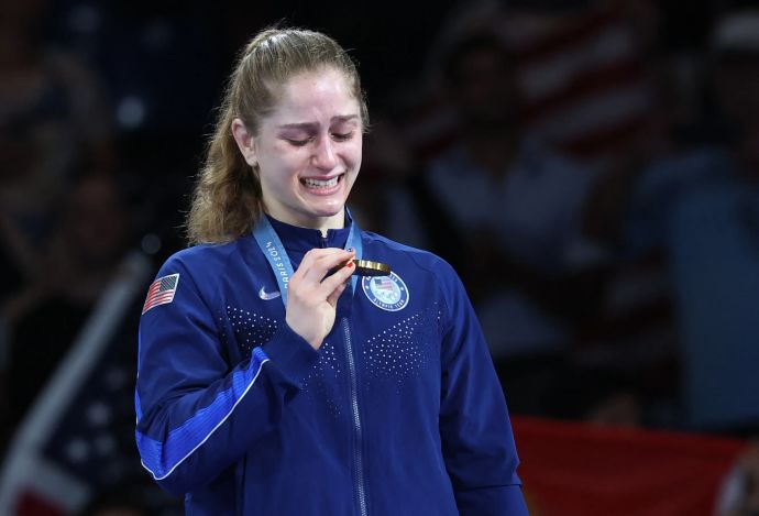 עמית אלור עם מדליית הזהב, אולימפיאדת פריז 2024