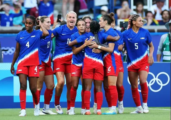 שחקניות נבחרת ארה"ב בכדורגל נשים, באולימפיאדת פריז 2024