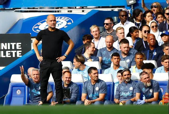 פפ גווארדיולה מאמן מנצ'סטר סיטי