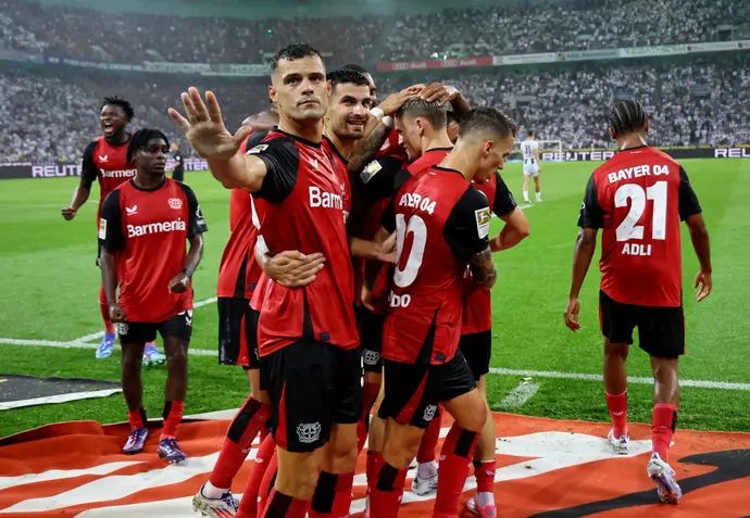 גרניט ג'אקה ושחקני לברקוזן