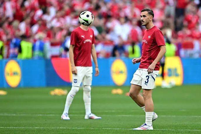 נמניה סטואיץ', בלם נבחרת סרביה