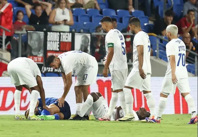 קשר הפועל באר שבע רועי גורדנה אחרי שנפגע