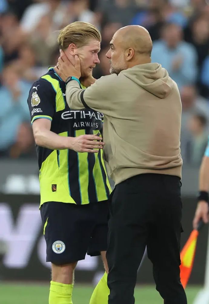 קווין דה בראונה, פפ גווארדיולה, מנצ'סטר סיטי