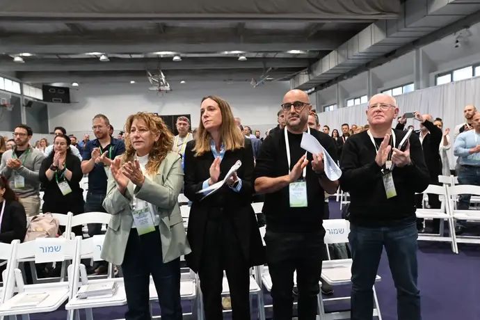 מימין לשמאל - גילי לוסטיג, גיא אטיאס, מורן מסיקה אידלמן ונורית שרביט