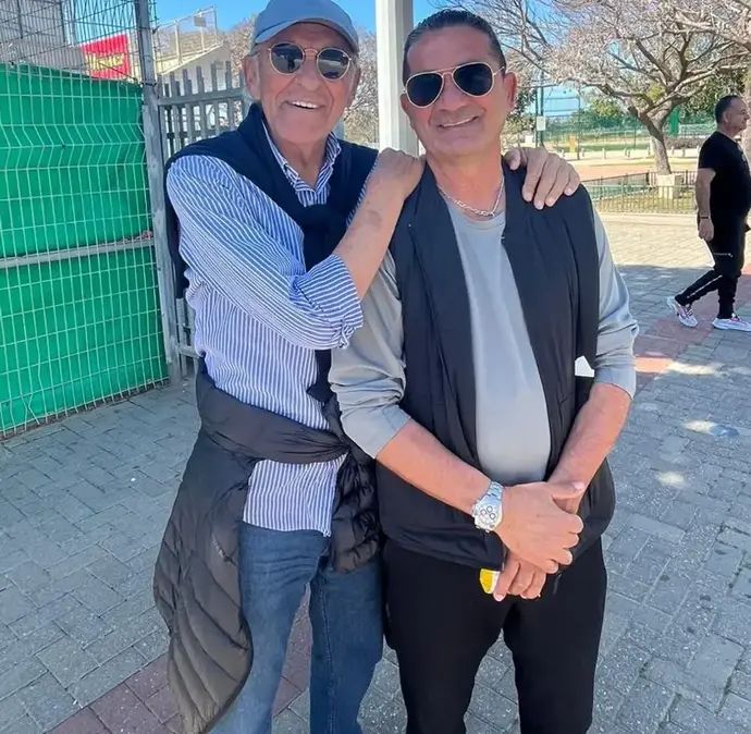 ברוך חסן עם מוטל'ה שפיגלר