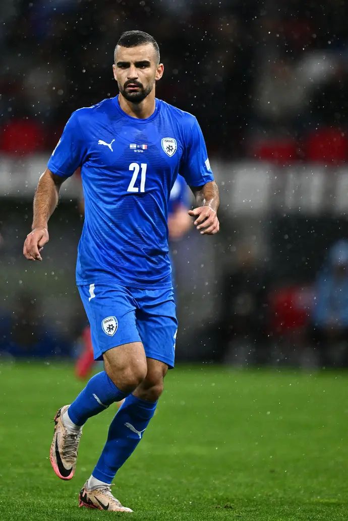 שחקן נבחרת ישראל מחמוד ג'אבר