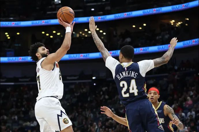 ג'מאל מארי, שחקן דנבר נאגטס, קולע מול ניו אורלינס