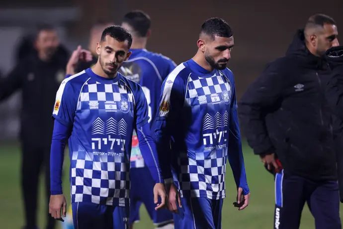 שחקני מ.ס. קרית ים בפנדלים נגד בית"ר ירושלים