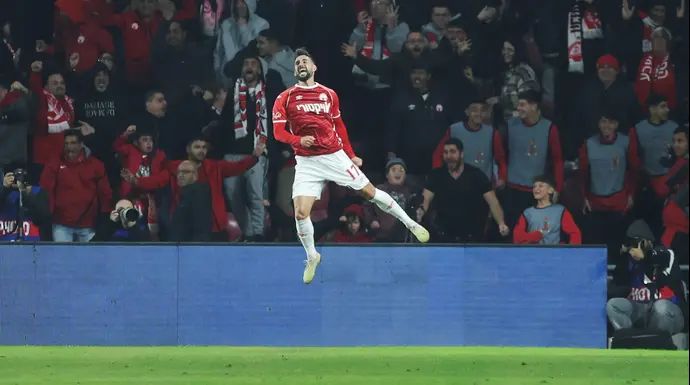 אלון תורג'מן שחקן הפועל באר שבע חוגג שער