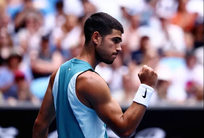 הטניסאי הספרדי קרלוס אלקראס, אליפות אוסטרליה 2025