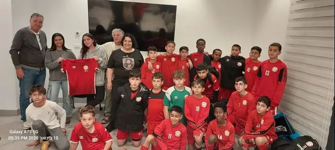 פעילות של הפועל חדרה להנצחת ניצן שסלר ז"ל שנפל בעזה