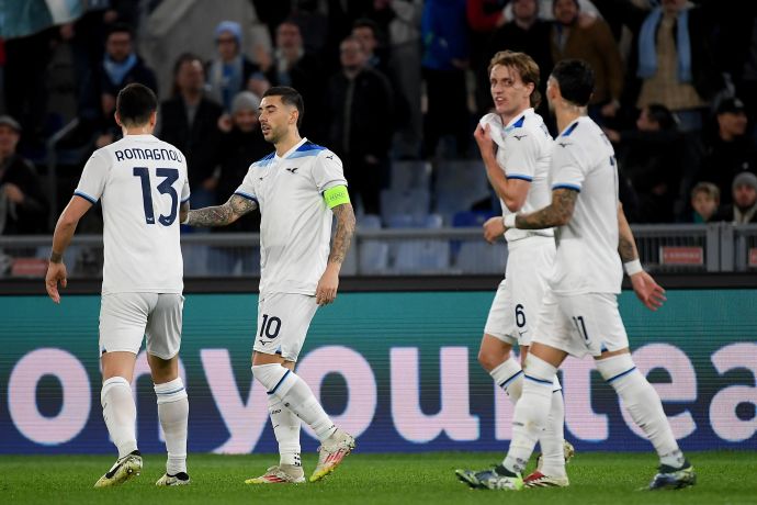 שחקני לאציו חוגגים