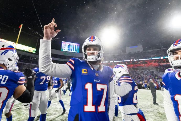 ג'וש אלן חוגג אחרי הניצחון על בולטימור. אולי הפעם?