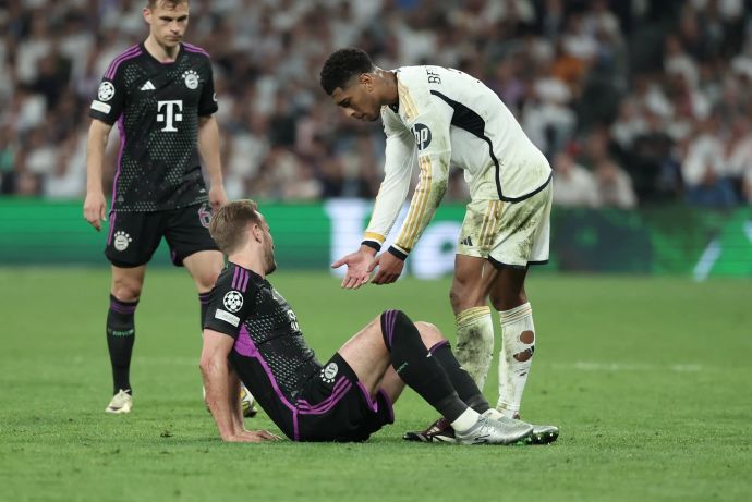 ג'וד בלינגהאם ריאל מדריד לצד הארי קיין באיירן מינכן