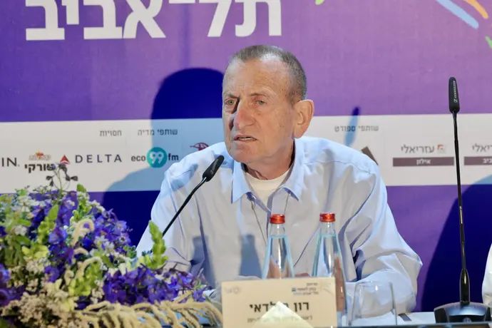 רון חולדאי במסעת מרתון בנק לאומי תל-אביב