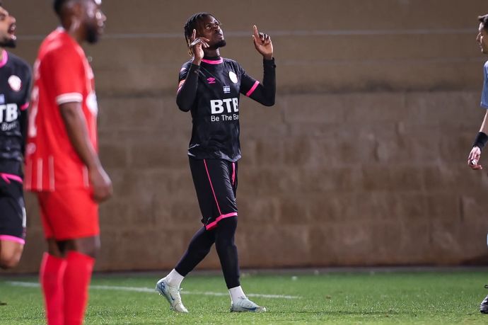 גודסוויי דוניו שחקן הפועל חדרה חוגג שער