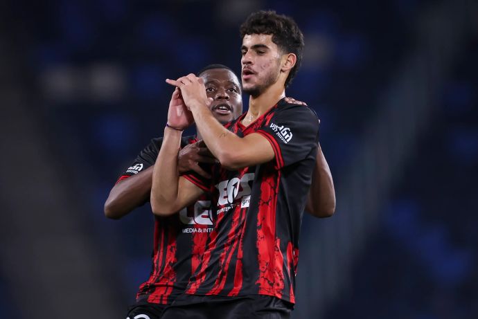 אניס פורת עיאש שחקן הפועל חיפה חוגג שער