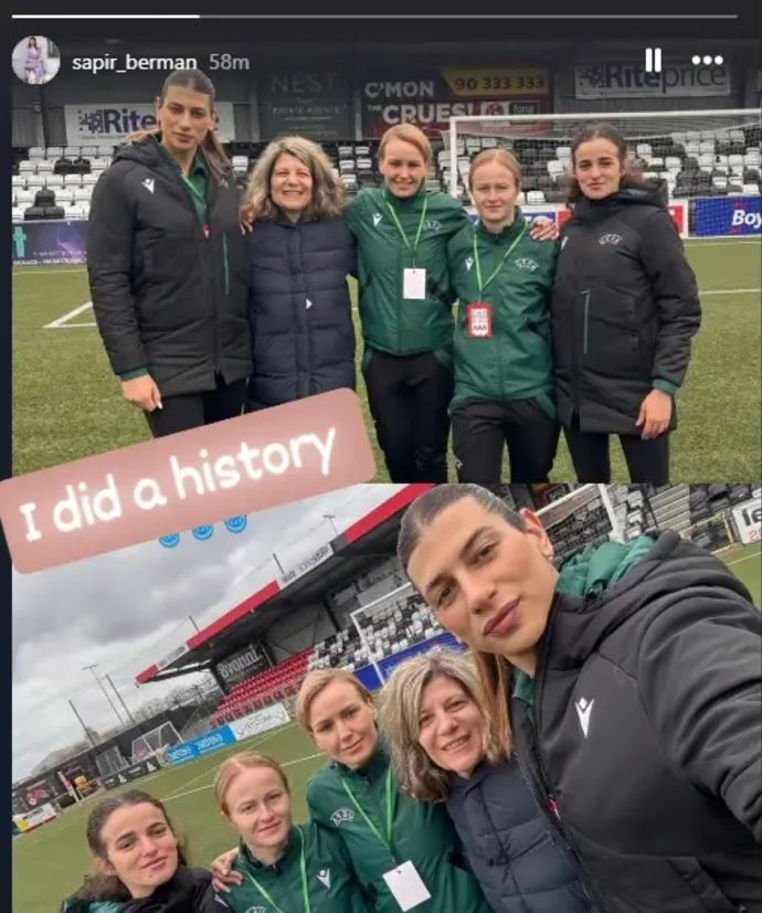 ספיר ברמן, השופטת הטרנסג'נדרית הראשונה בהיסטוריה שניהלה משחק בינלאומי