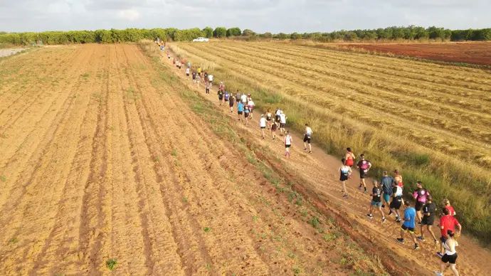 מירוץ גדולים מהחיים - תמונת רחפן