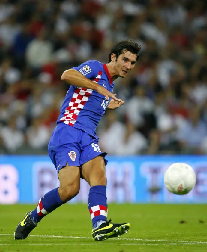 ניקולה פוקריבאץ' במדי נבחרת קרואטיה