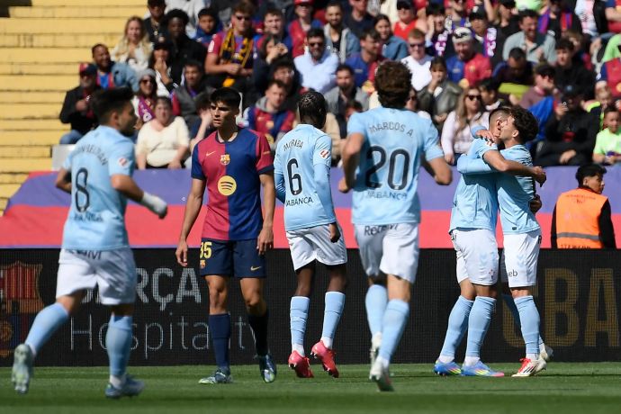 שחקני סלטה ויגו חוגגים