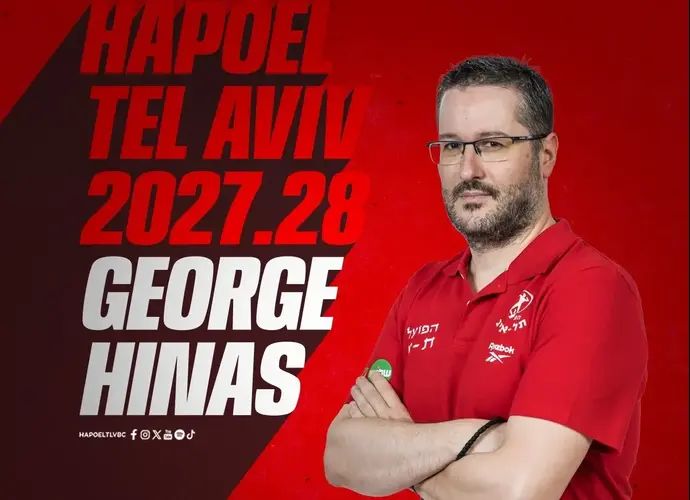ג'ורג' חינאס האריך חוזה בהפועל תל אביב