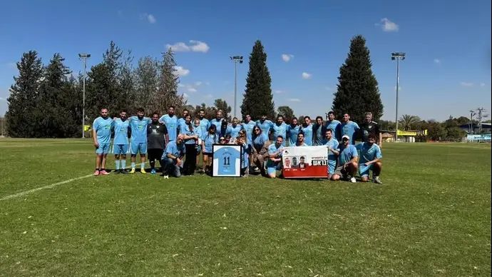 טקס לזכרם של אילן פיורנטינו וצחי עידן מנחל עוז בטורניר כדורגל של שער הנגב
