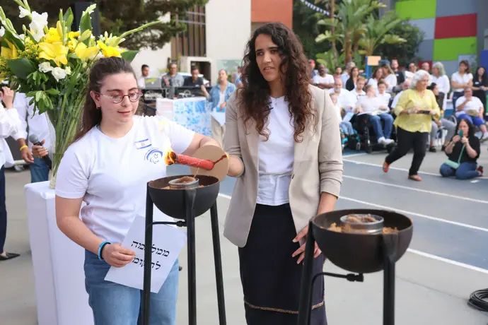 הספורטאית שני רענן יחד עם ליהיא בן דוד