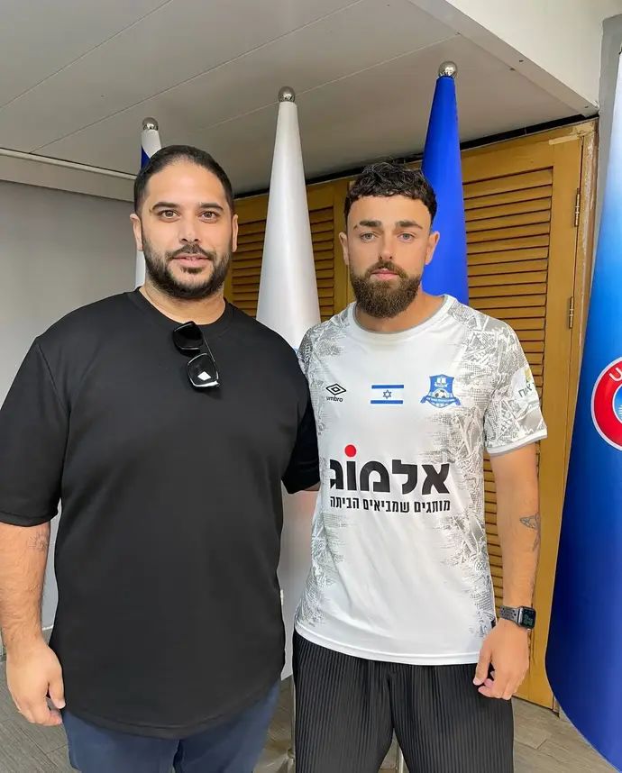 מרבי ברבגדזה עם  נציג הסוכנות מאור רחמני