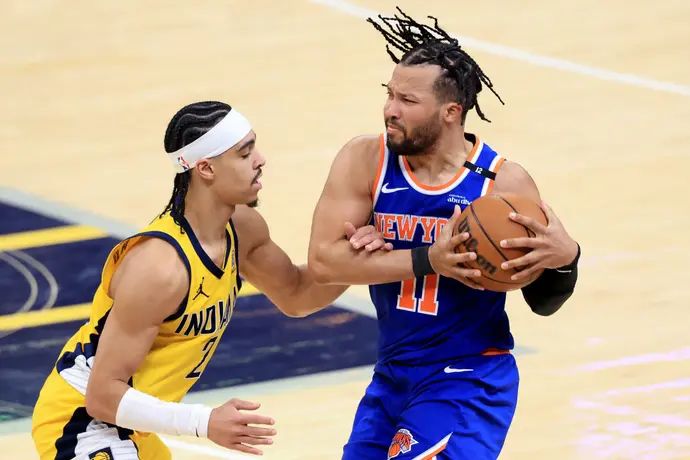 ג'יילן ברונסון, ניו יורק ניקס, מול אנדרו נמהארד, אינדיאנה פייסרס