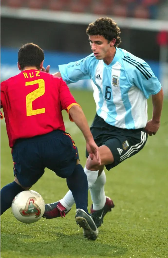 לאוטרו פורמיקה במדי נבחרת ארגנטינה עד גיל 20 במונדיאליטו ב-2005