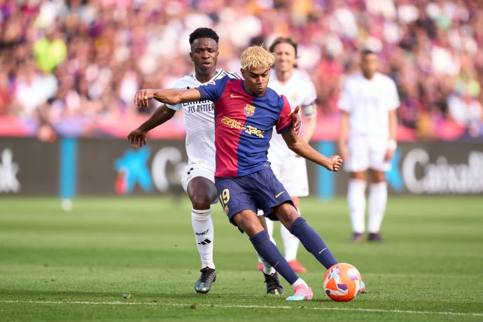 לאמין ימאל, ברצלונה לצד ויניסיוס, ריאל מדריד