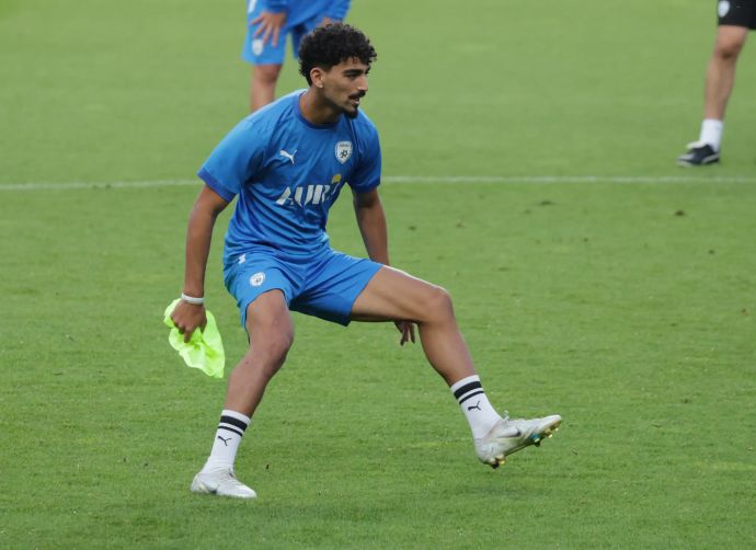 רוי רביבו באימון נבחרת ישראל