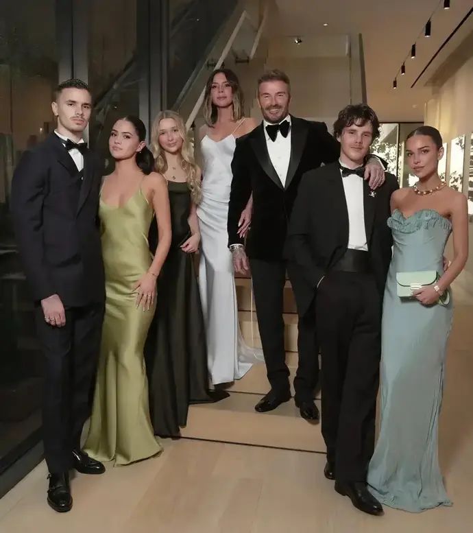 דייויד בקהאם בתמונה משפחתית ביום הולדתו