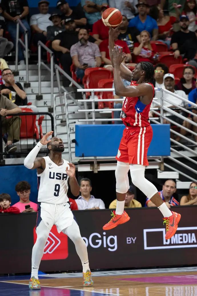 טאי אודיאסי במדי נבחרת פוארטו ריקו