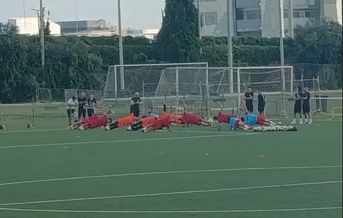 אימון הפתיחה של הפועל חיפה