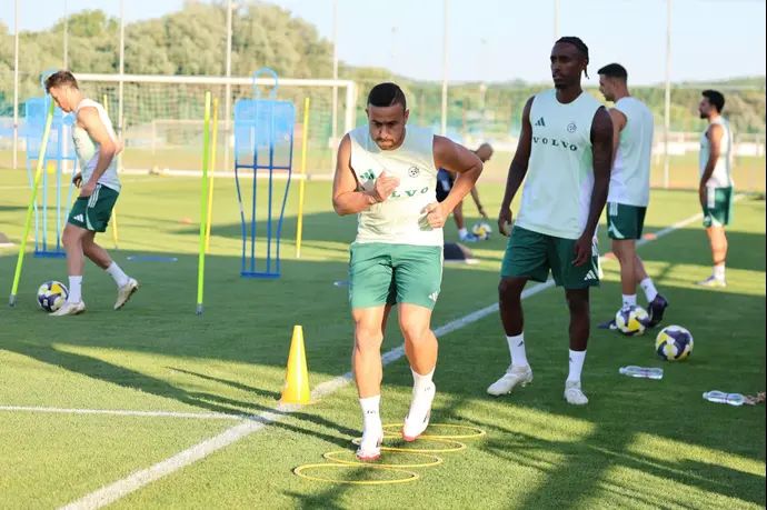 דיא סבע במחנה אימון מכבי חיפה